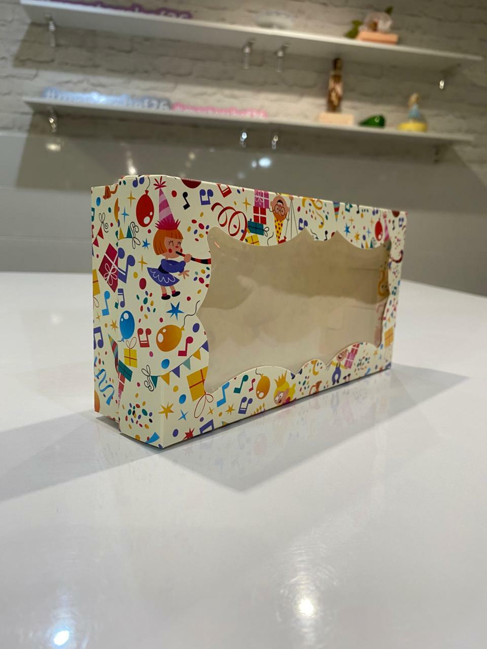 коробка д/макарон 21*11*5,5см детский праздник коробка д/макарон 21*11*5,5см детский праздник