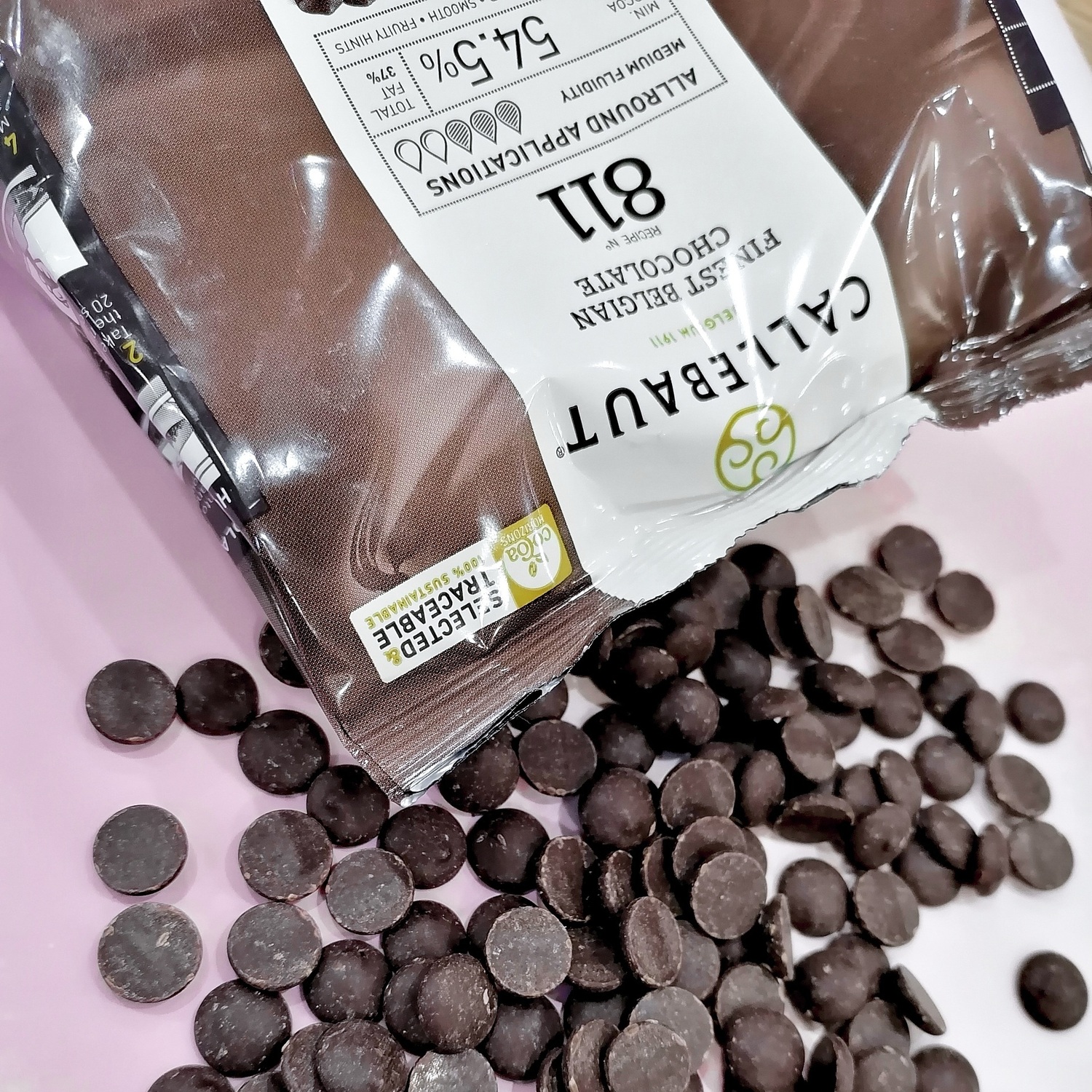 Шоколад Callebaut темный 54,5%